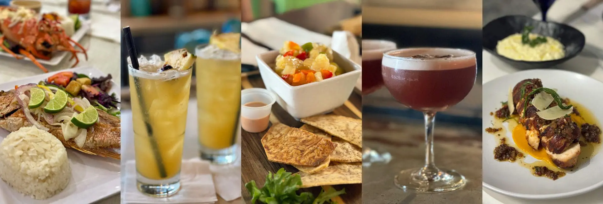 Classic Puerto Rican cuisine and drinks