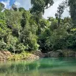 hiking trail Charco Azul in Puerto Rico